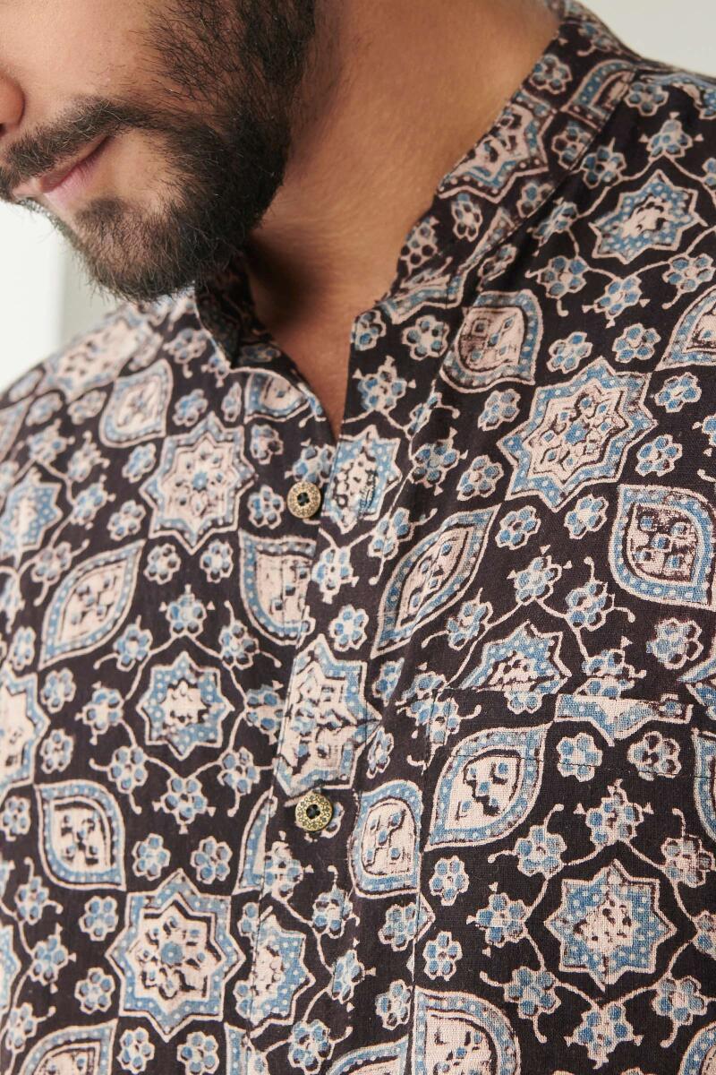 Zaid Mahin Ajrak Shirt - Image 2