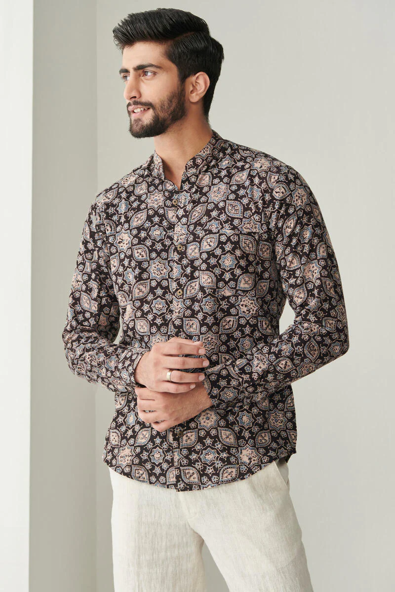Zaid Mahin Ajrak Shirt - Image 5