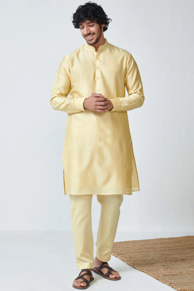 Zaid Manan Chanderi Kurta - Image 2