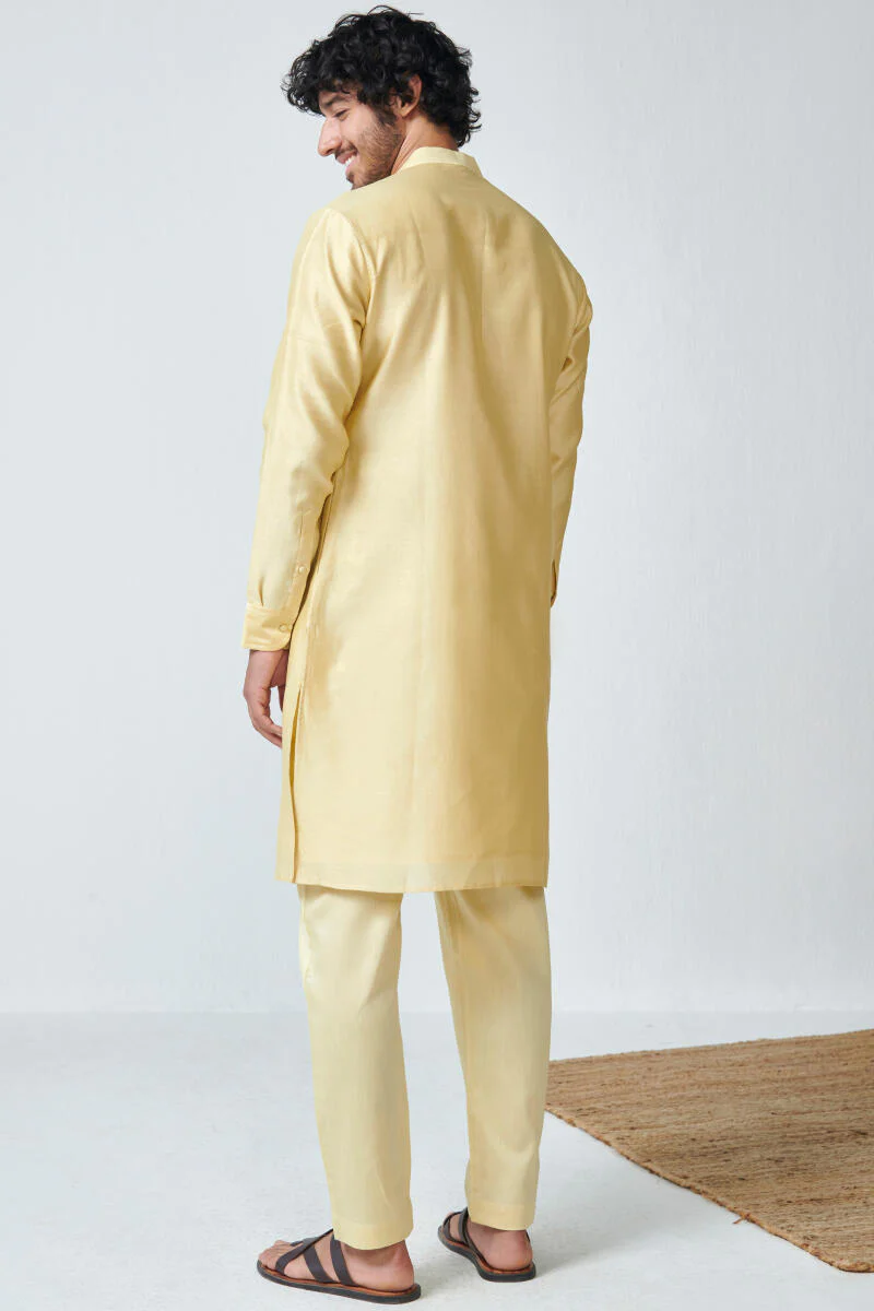 Zaid Manan Chanderi Kurta - Image 5