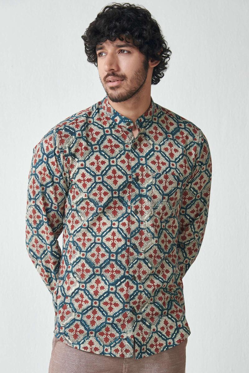 Zaid Mihir Bagru Shirt
