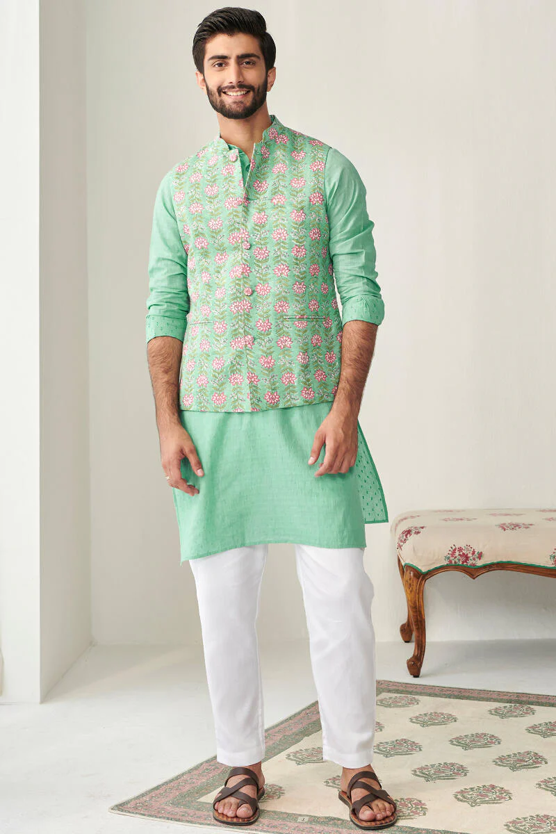 Zaid Mihir Sanganeri Nehru Jacket - Image 3