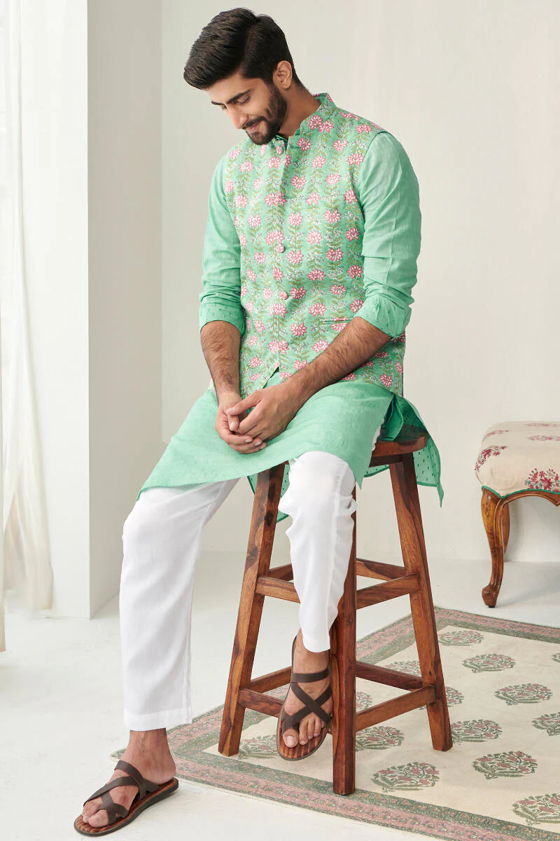 Zaid Mihir Sanganeri Nehru Jacket - Image 5
