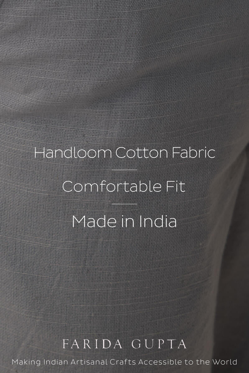 Zaid Zafar Light Blue Handloom Pants - Image 6