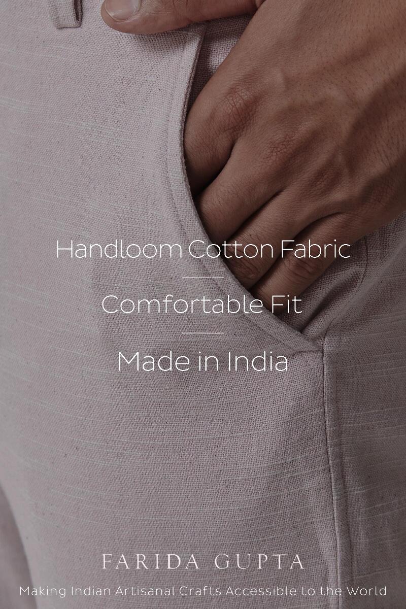 Zaid Zafar Pink Handloom Pants - Image 6