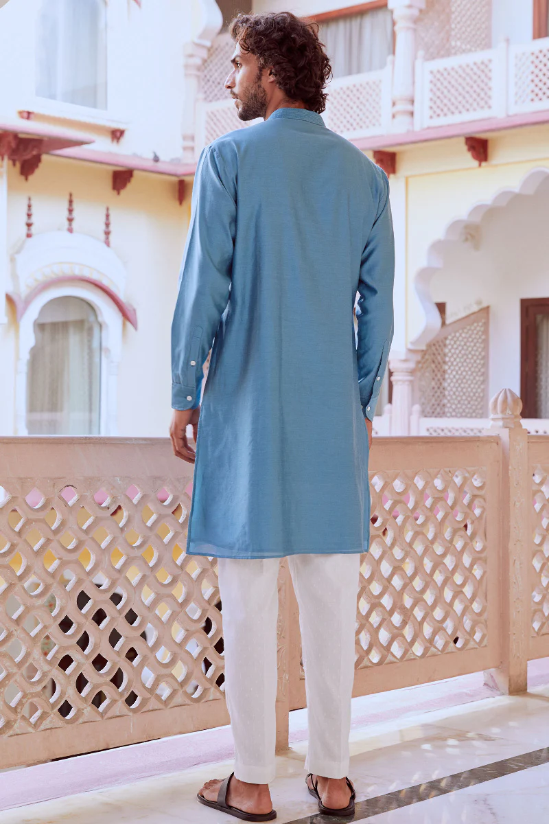 Zain Chanderi Kurta - Image 6