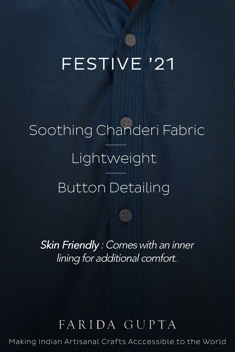 Zain Chanderi Kurta - Image 7