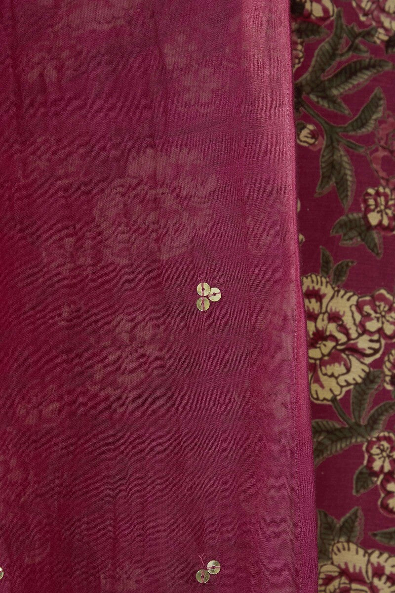Zeenat Shirin Cotton Silk Dupatta - Image 5