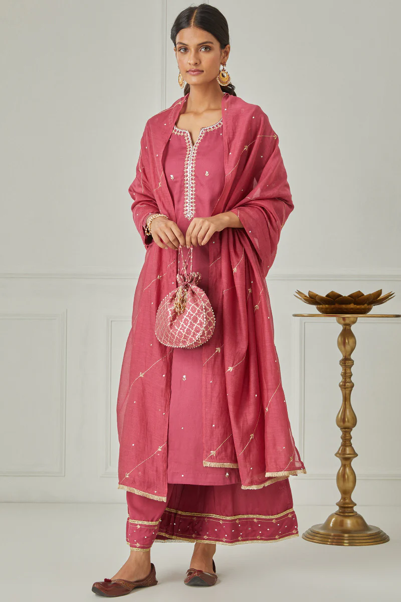 Zubeida Farhat Vegan Silk Kurta - Image 7