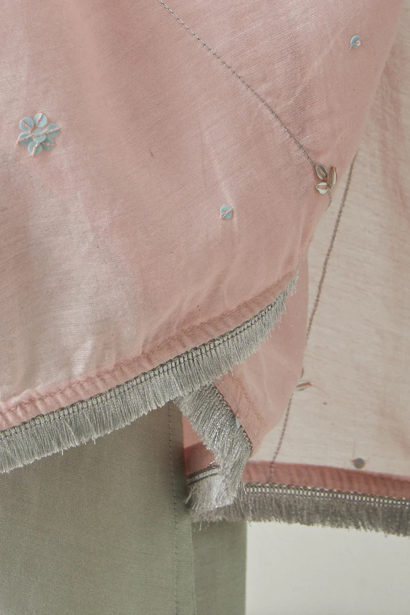 Zubeida Inaya Cotton Silk Dupatta - Image 5