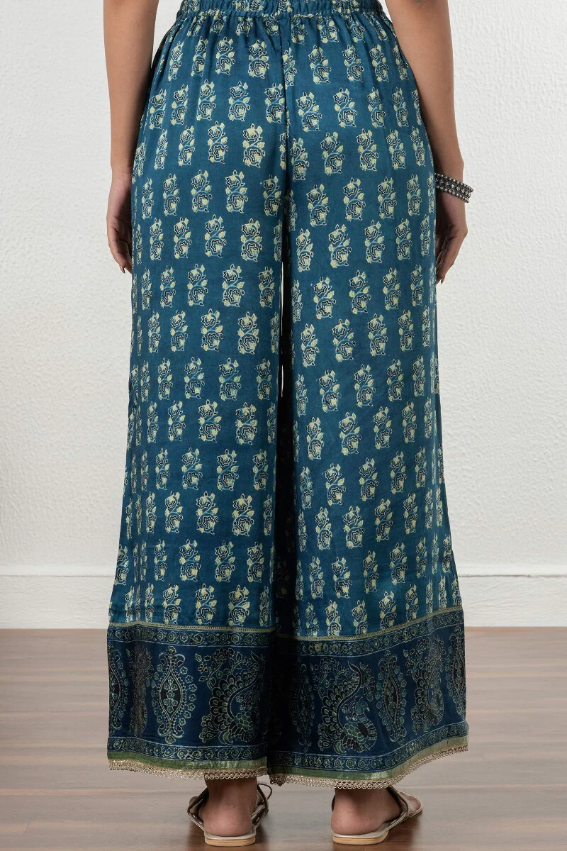 Zubeida Sabah Ajrak Modal Palazzo - Image 5