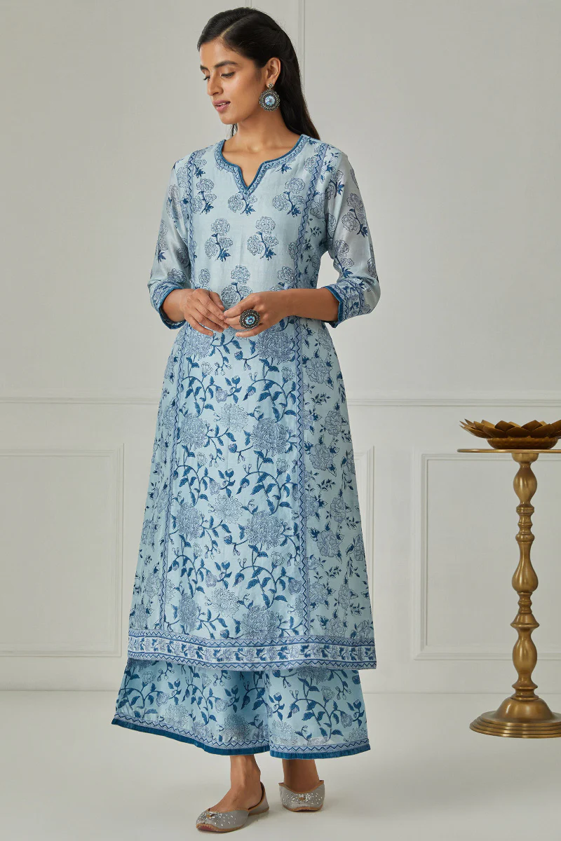 Zubeida Shazia Chanderi Kurta - Image 3