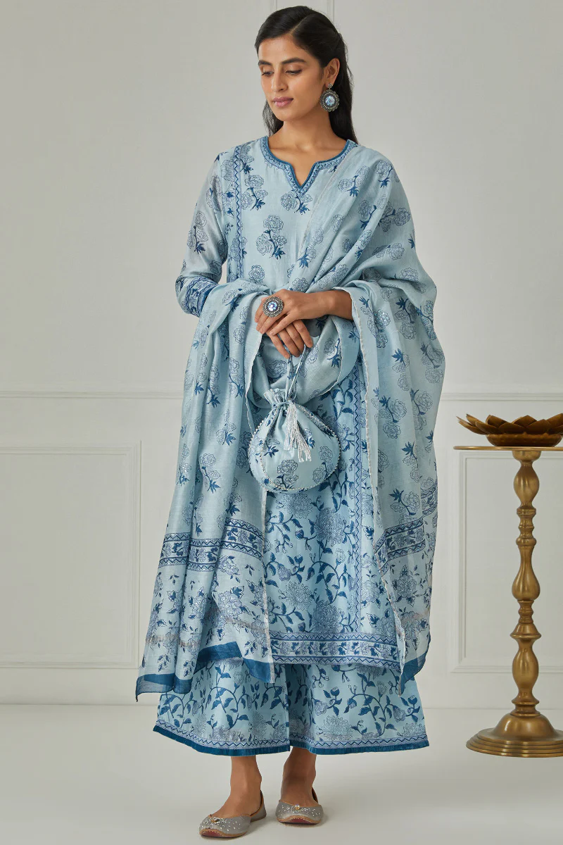 Zubeida Shazia Chanderi Kurta - Image 8