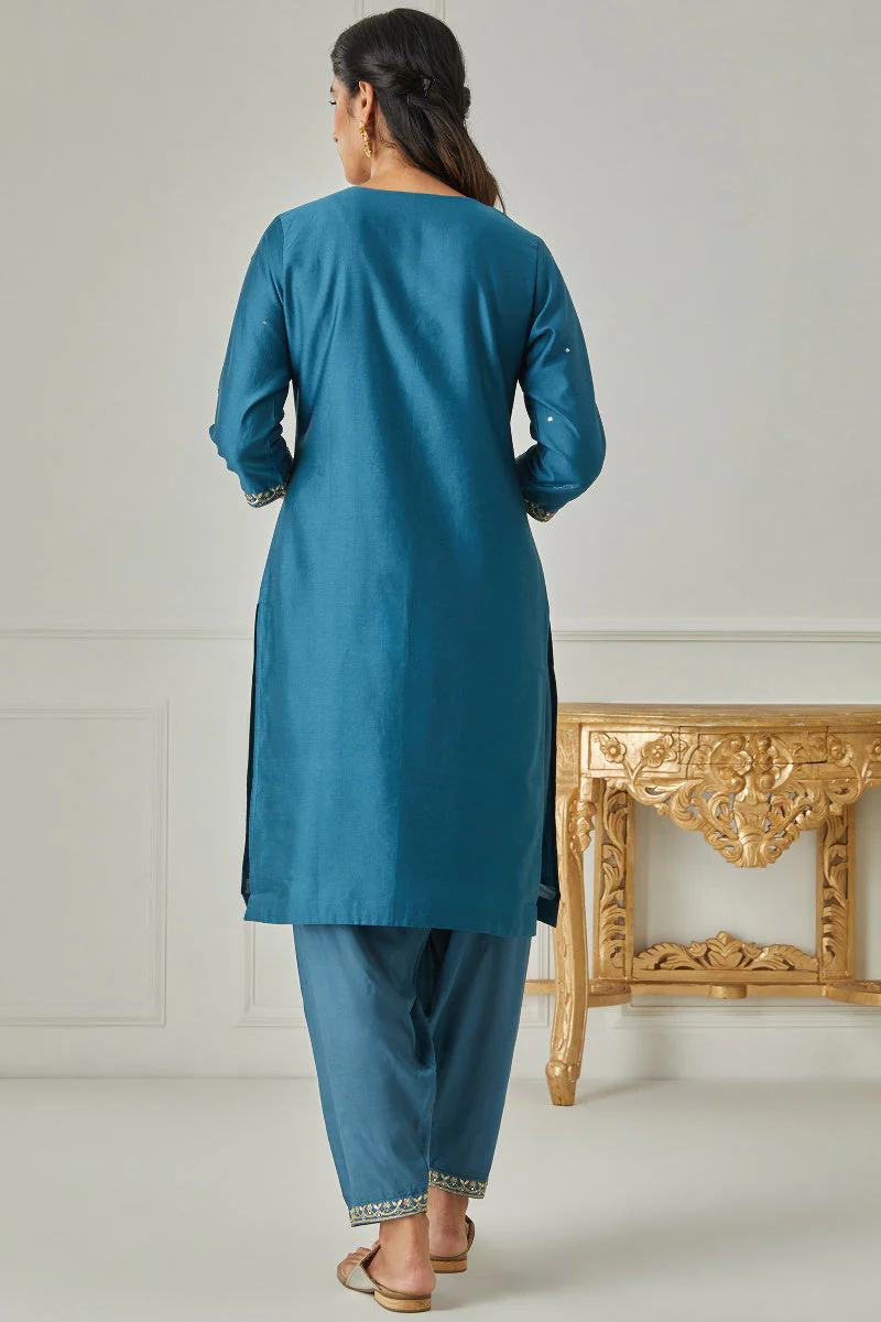 Zubeida Zeenat Chanderi Kurta - Image 10