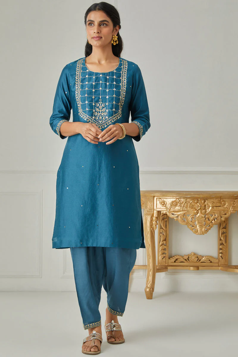 Zubeida Zeenat Chanderi Kurta - Image 4