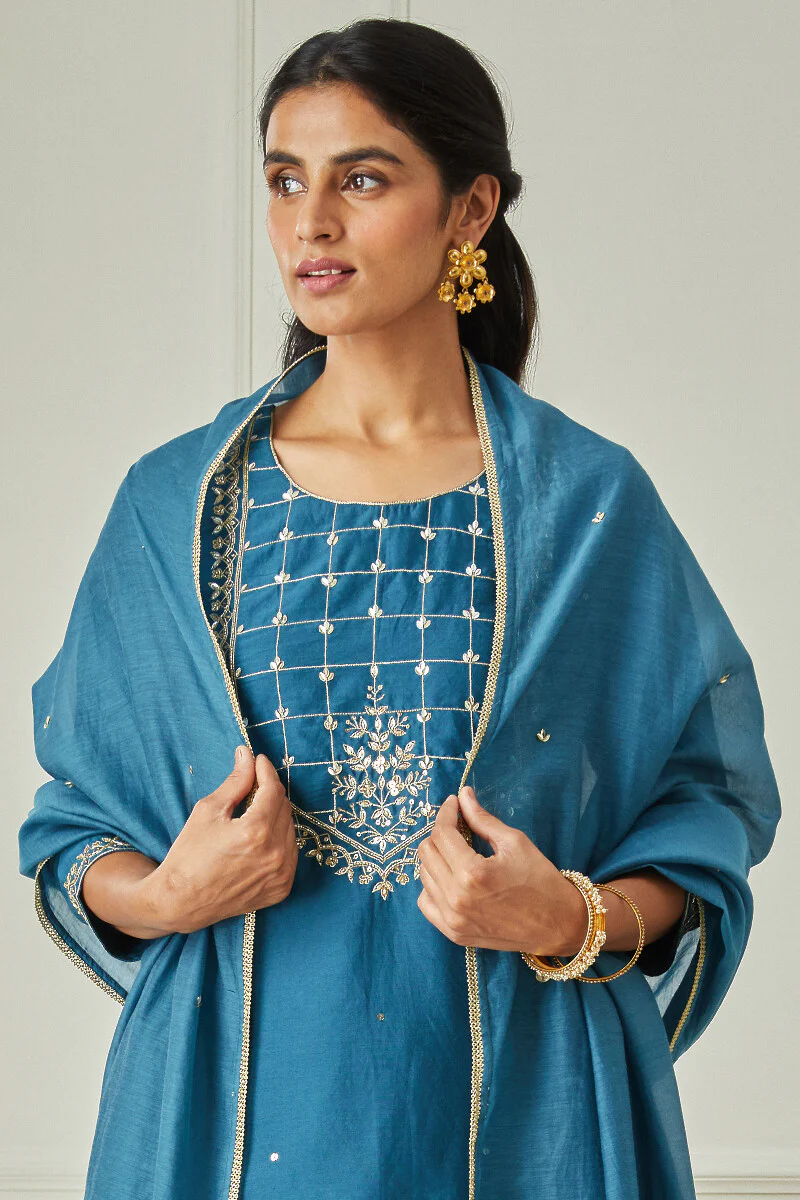 Zubeida Zeenat Cotton Silk Dupatta