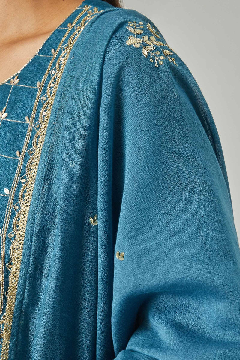 Zubeida Zeenat Cotton Silk Dupatta - Image 5
